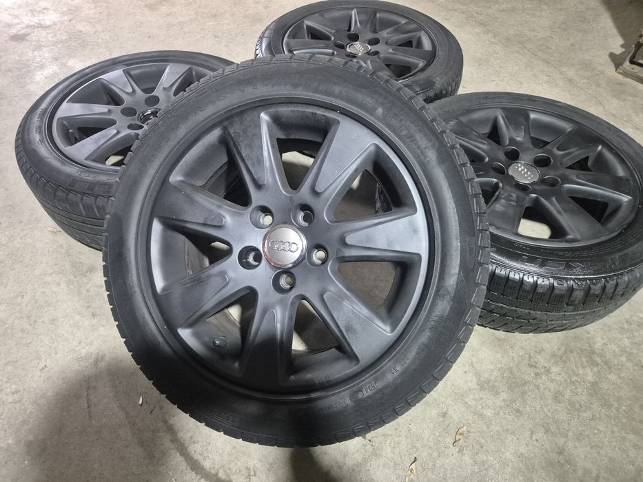 5х112/16 с гуми Ауди Фолксваген Шкода Сеат 5x112/16 VW Skoda Audi Seat