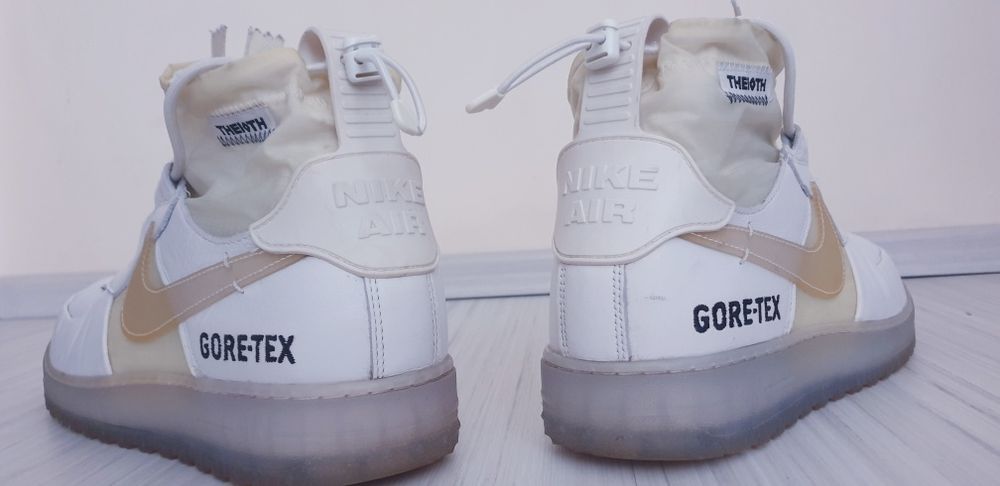 Nike Air Force 1 Gore - Tex Winter Есествена кожа UK 10.5 US 11.5 Mens Size 45.5 /29.5см. ОРИГИНАЛ! Мъжки Кецове!