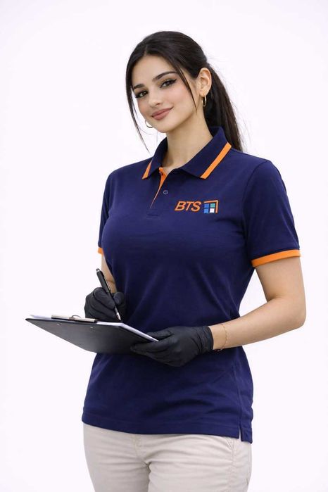 Kompaniyalar uchun logo bilan polo futbolkalar