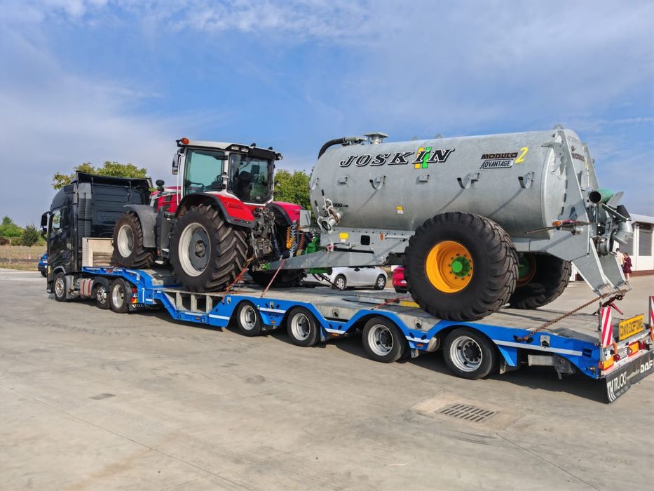 Efectuam transport intern si international cu trailer