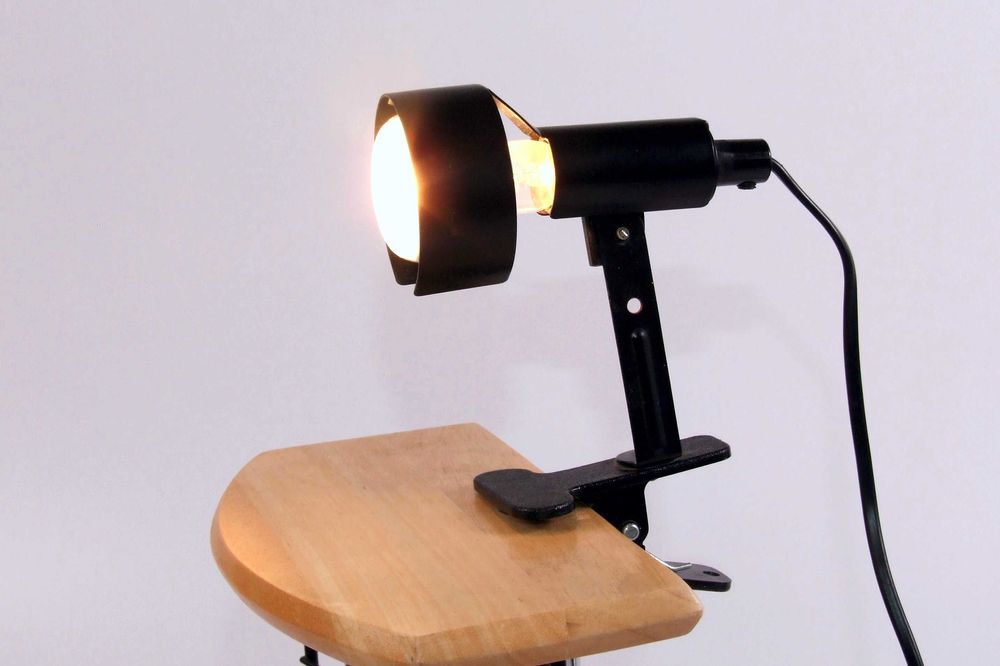 Lampa IKEA reglabila, prindere clips, practica, Made in Germany, NOUA