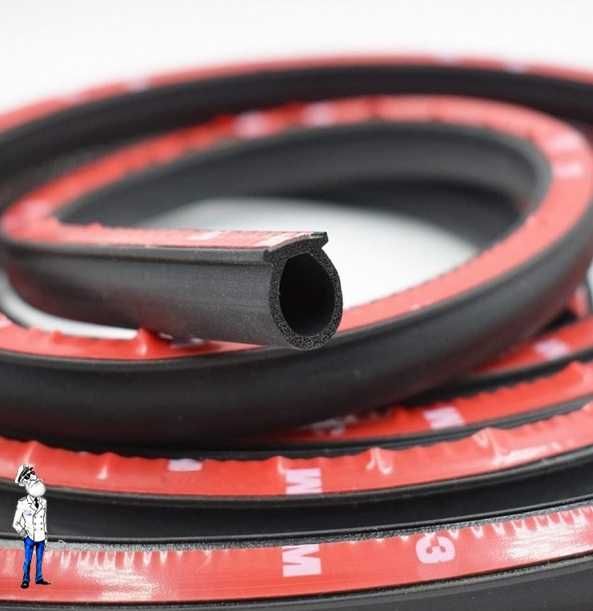 Уплътнение за врата или прозорци, 4 или 5м, водоустойчива шумоизолиращ