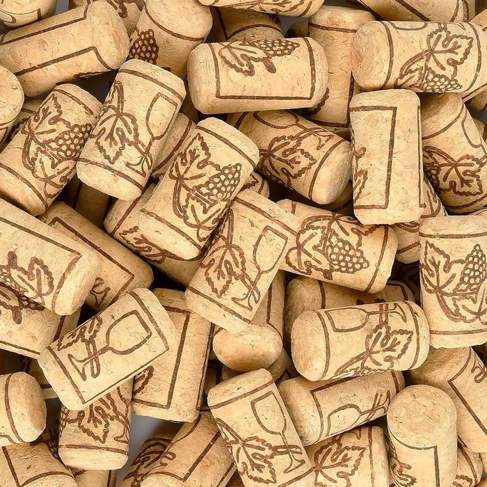 Set 100 dopuri din pluta naturala pentru sticle 2.2 x 3.3 cm