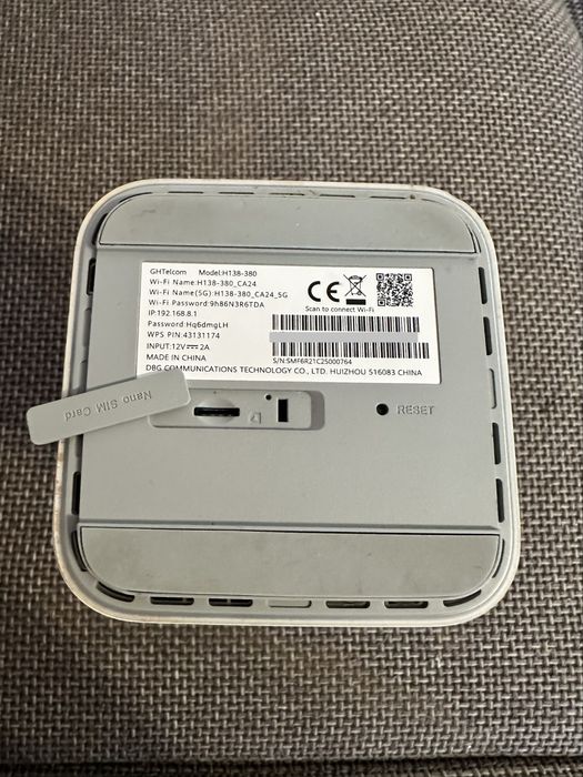 Router 5G GHTelcom H138-380