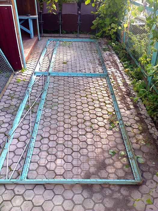 2 секции для забора и калитка (б/у)