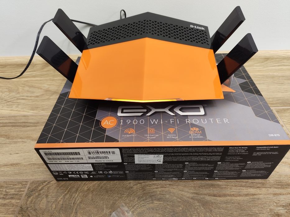 Геймърски Рутер D-Link EXO AC1900 (DIR-879) – Като нов, пълен комплект