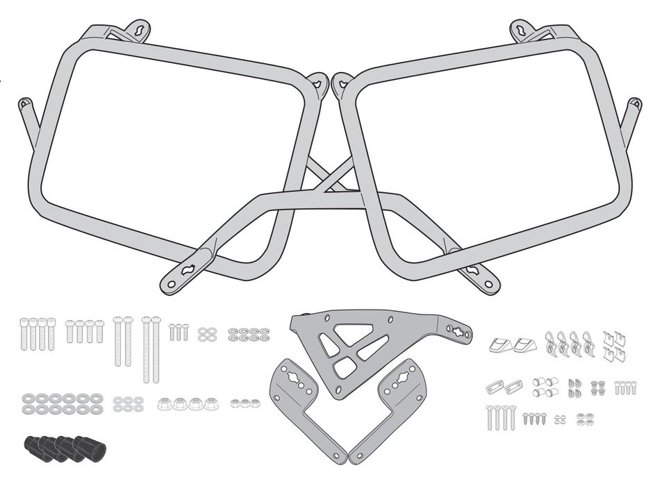 Suport sidecase side case Givi monokey Triumph Tiger 1200GT/RALLY Expl