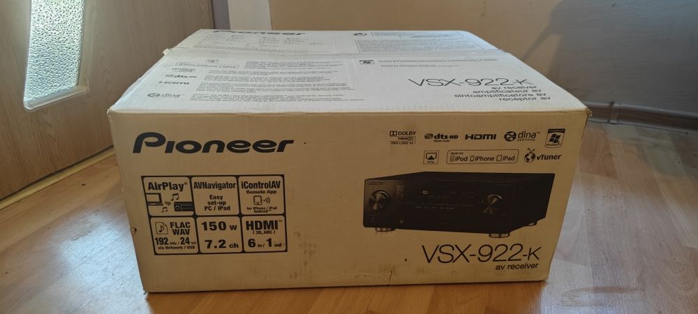 Ресивър PIONEER VSX922-k 7.2channel