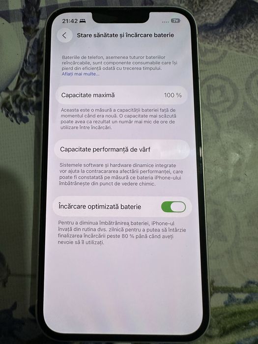 Vand iphone 13 alb/fara defecte