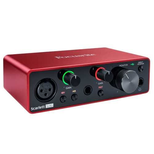 Звуковые карты Focusrite Scarlett Solo 3rd Gen