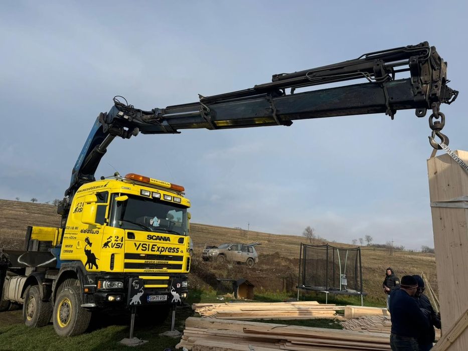 Tractări Camioane Servicii Macara Transport Utilaje