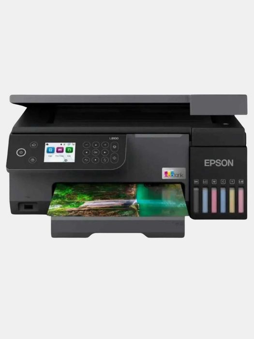 Принтер Epson EcoTank L8100, МФУ, струйный, цветной, A4, USB, Wi-Fi