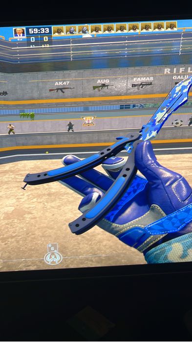 Продам скины кс2 Нож бабочка и перчатки и агентов остальные скины