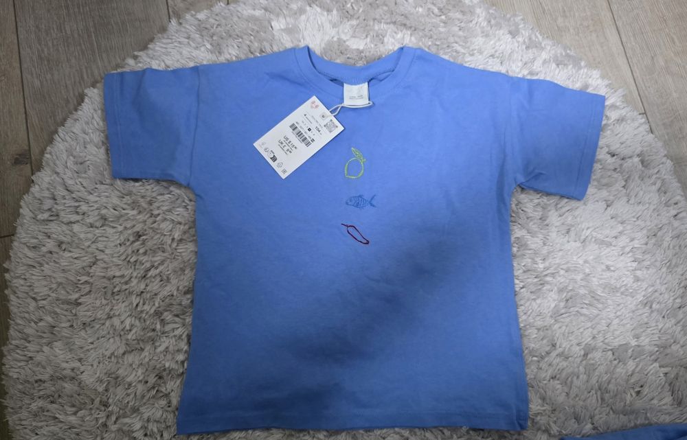 Детска памучна тениска Zara