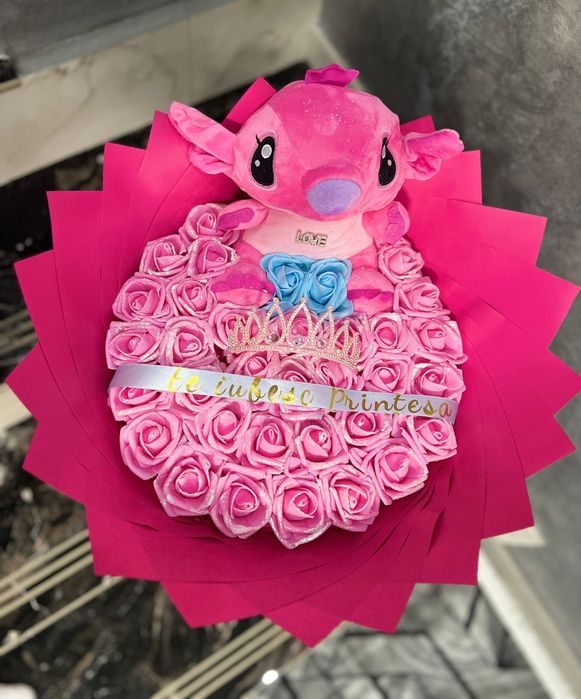 Buchet flori din spuma