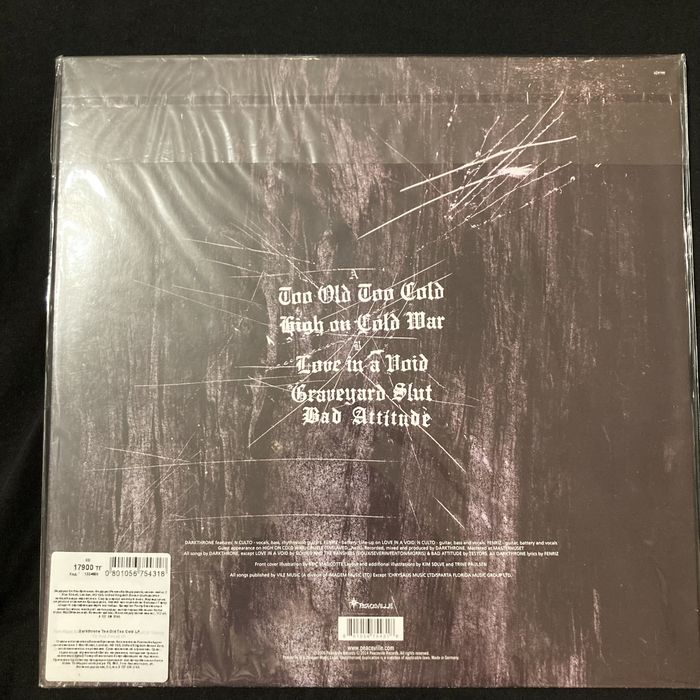 Darkthrone – Too Old Too Cold, vinyl, LP, 45