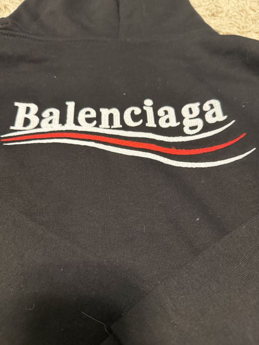 Hanorac Balenciaga negru