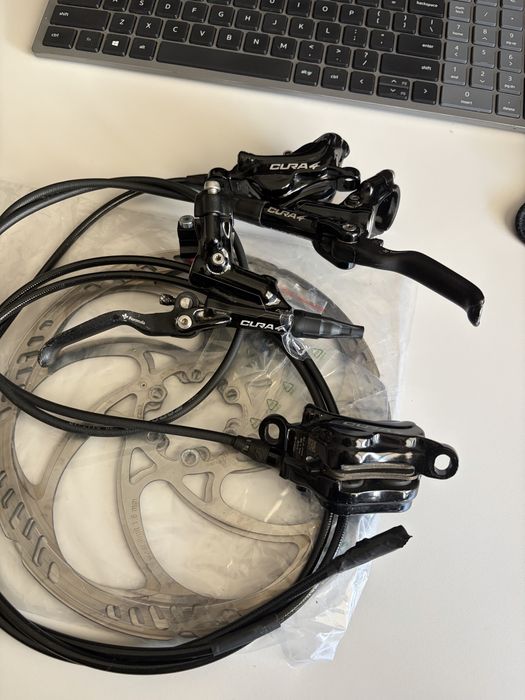 Set frane Enduro DH Formula Cura 4 discuri Magura 203mm + adaptor Sram