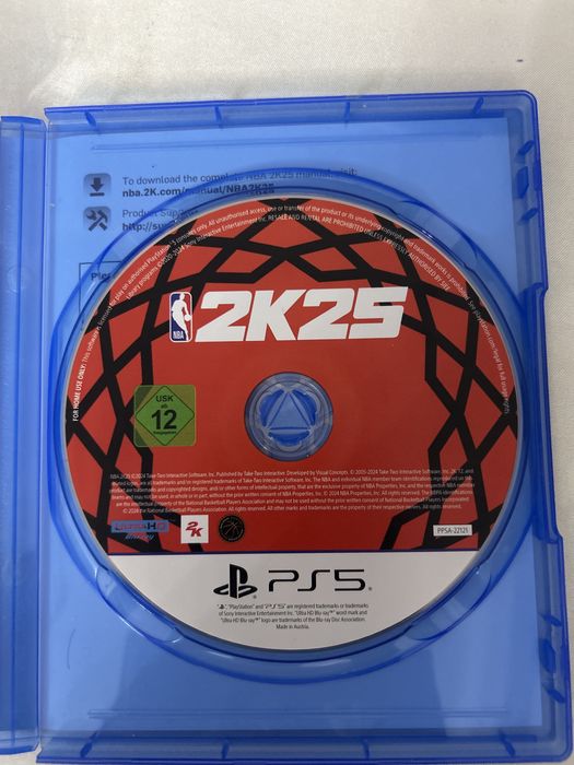 Диск ps5 nba2k25