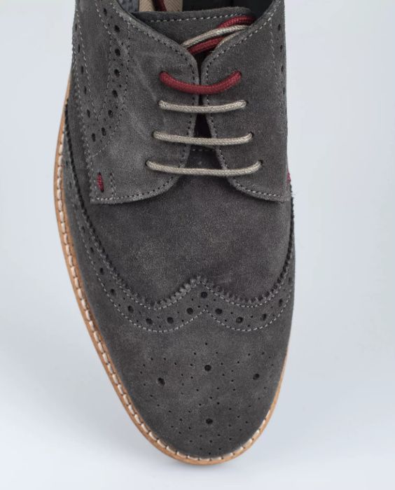 Pantofi  GIOSEPPO culoare Gri din piele intoarsa masura 42