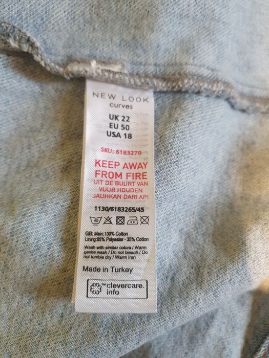 Geaca Denim blugi XL / Nou