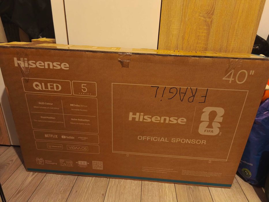 Vând Televizor QLED Smart HISENSE 40A5Q, Full HD, 100cm