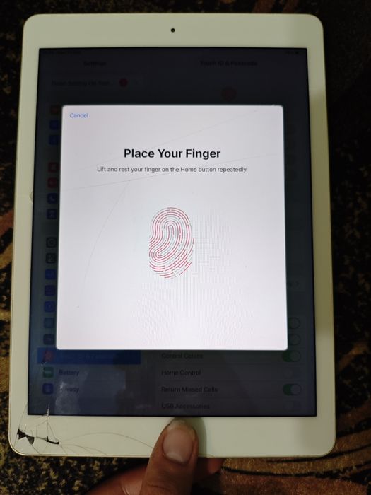 iPad Air 2 отключен