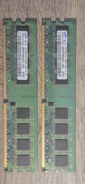 Memorii RAM PC DDR2 / DDR3 – Samsung, Nanya – 1GB / 2GB