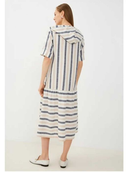 Платье  с капюшоном, хлопок