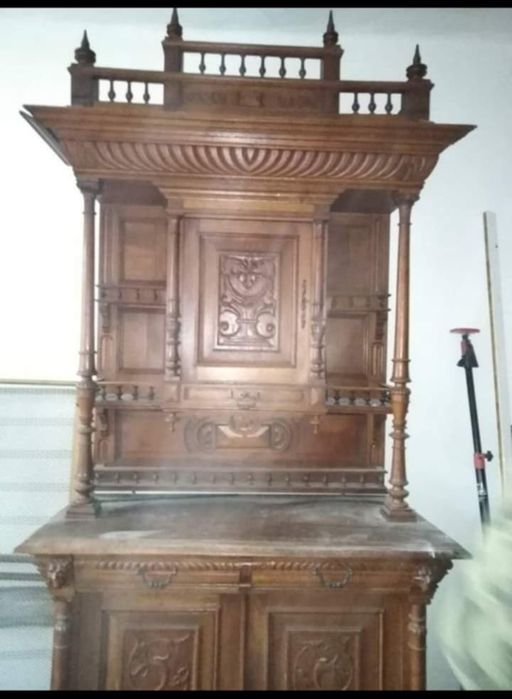 Античен шкаф за реставрация Хенри 2ри орех