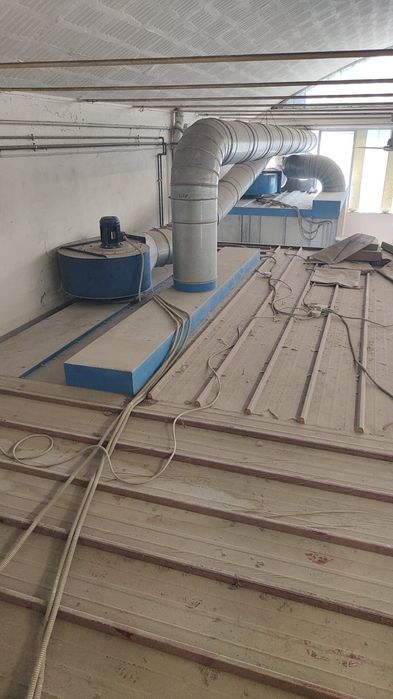 Cabina de vopsit tâmplărie 3m perdea de apa
