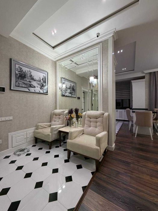 Светлая 4х комнатная 105м² ЖК Дархан | Новостройка в центре