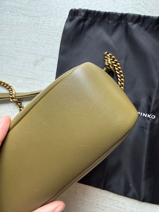 Кожена чанта Pinko.Оригинал