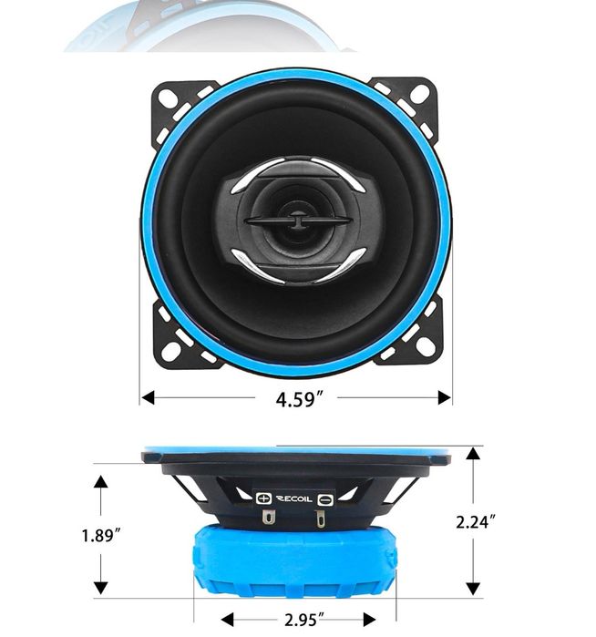 Музика за кола (тонколони 10 см. говорителиpioneer jbl pioneer alpine