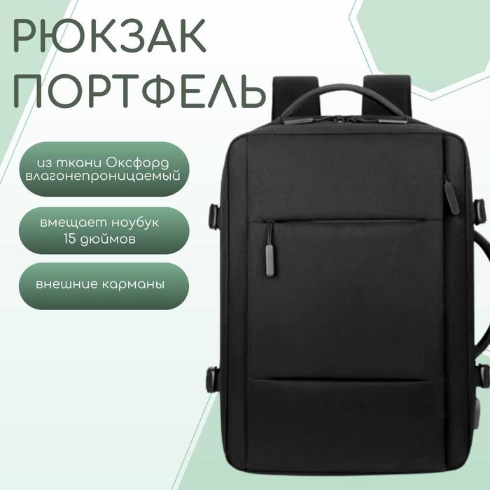 Городской смарт-рюкзак Meinaili с функцией расширения.Smart Sumka 3&1