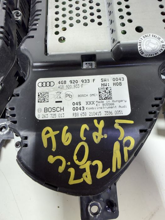 Километраж / Табло за Audi A8 D4, Audi A6 C7 (4G), Audi A7 C7 (4G8/4G9) – Оригинални Bosch