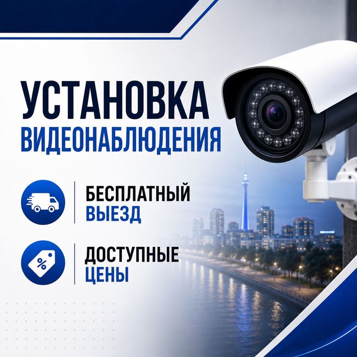 Установка видеонаблюдения