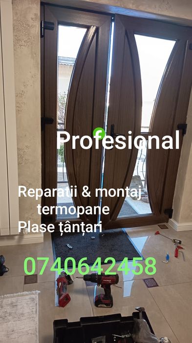 Plase insecte  montaj termopane