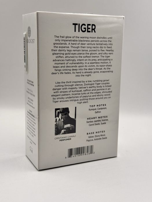 Zoologist Tiger 60ml Extrait de Parfum