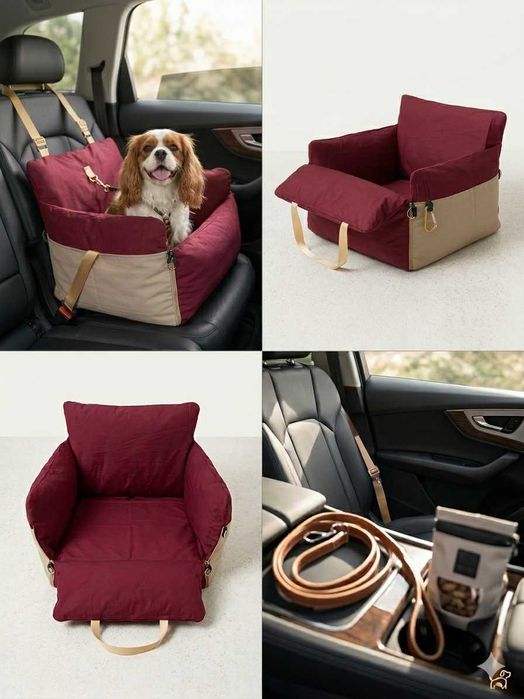 Автокресло-лежанка для перевозки домашних животных в автомобиле