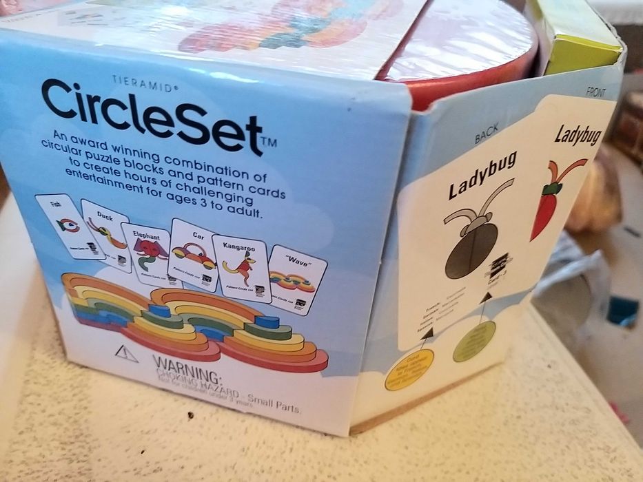 Промоция!НОВ! Circle Set KidPik Montessori Монтесори от MDF