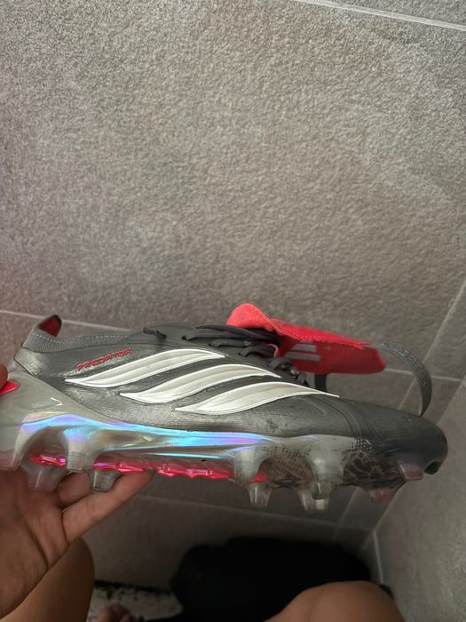Ghete de fotbal adidas Predator Elite Nr 41 Fold-Over Tongue FG + Săculeț