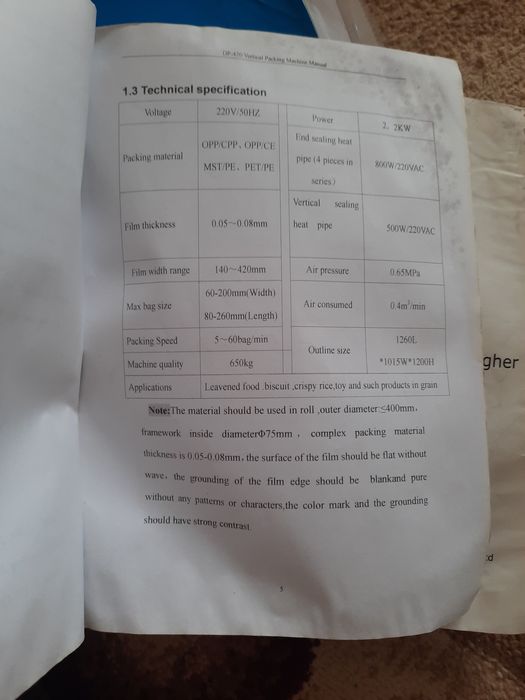 Фасовочное оборудование