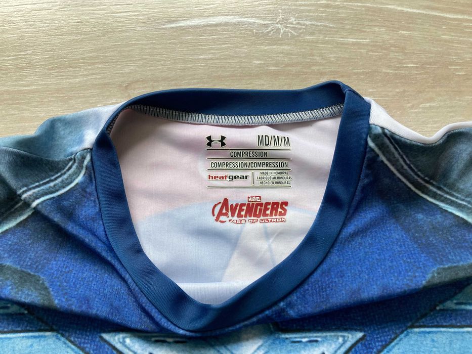 Under Armour Marvel Captain America compression Heatgear тениска М
