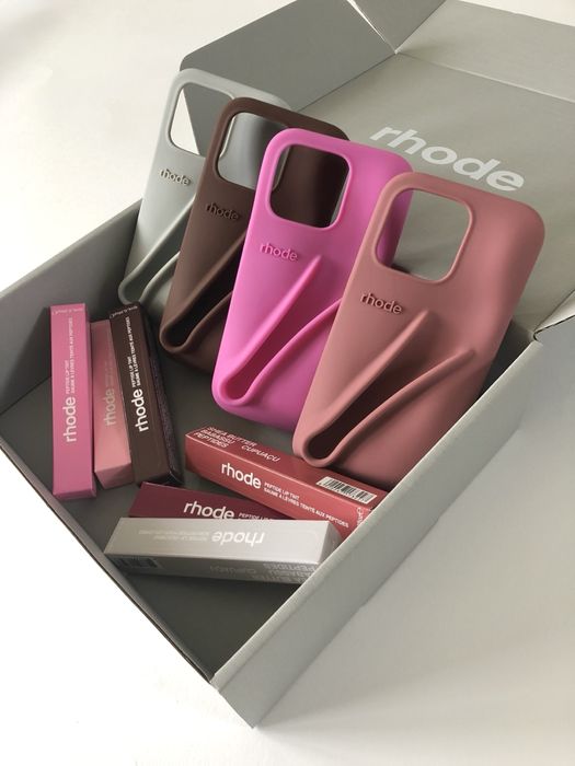 Rhode калъф и Rhode гланц    Rhode Case & Lip Gloss Безплатна доставка