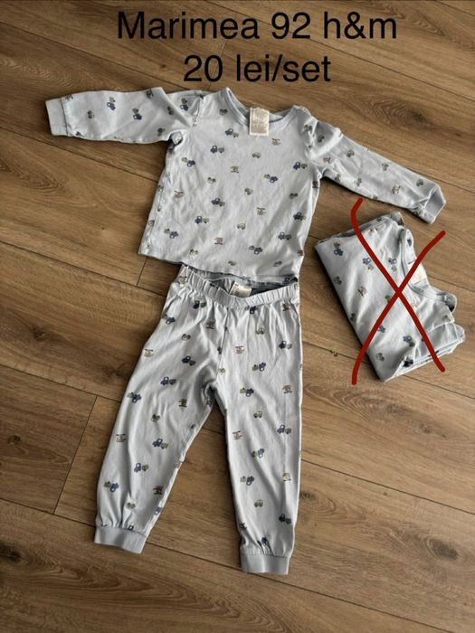 Pijama baietei h&m