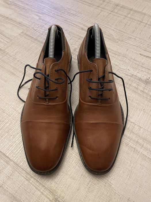 Pantofi maro din piele, 39/40