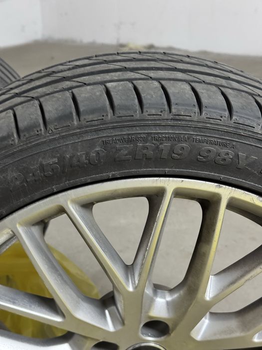 Jante originale Audi R19 + Anvelope Vara Kumho Ecsta PS71