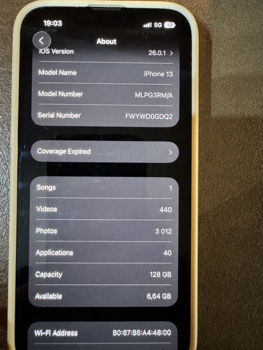 iphone 13 128GB Starlight White