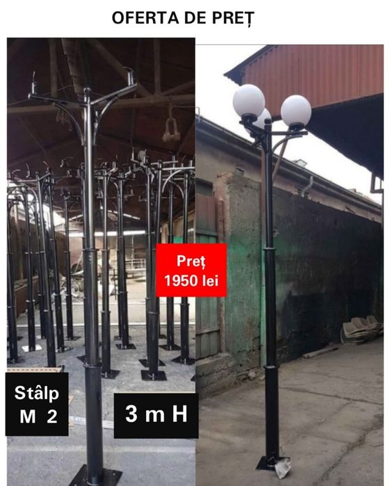 Stâlp pt iluminat public